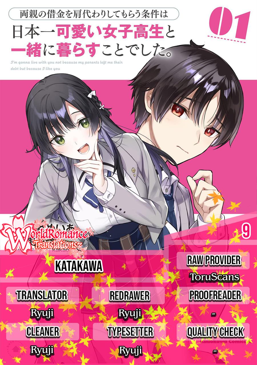 Komik Ryoushin no Shakkin wo Katagawari Shite Morau Jouken wa Nihon’ichi Kawaii Joshikousei to Issho ni Kurasu Koto Chap 9 - Next Chap 10