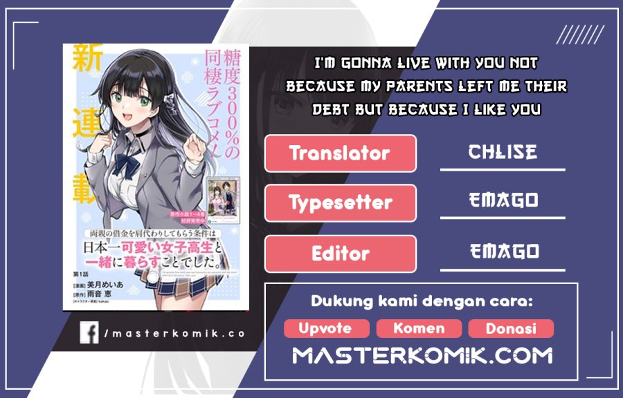 Komik Ryoushin no Shakkin wo Katagawari Shite Morau Jouken wa Nihon’ichi Kawaii Joshikousei to Issho ni Kurasu Koto Chap 12 - Next Chap 13