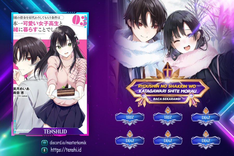 Komik Ryoushin no Shakkin wo Katagawari Shite Morau Jouken wa Nihon’ichi Kawaii Joshikousei to Issho ni Kurasu Koto Chap 23 - Next Chap 24