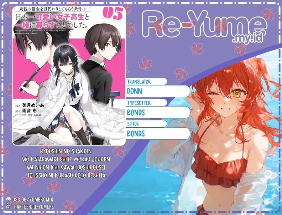 Komik Ryoushin no Shakkin wo Katagawari Shite Morau Jouken wa Nihon’ichi Kawaii Joshikousei to Issho ni Kurasu Koto Chap 37 - Next Chap 38