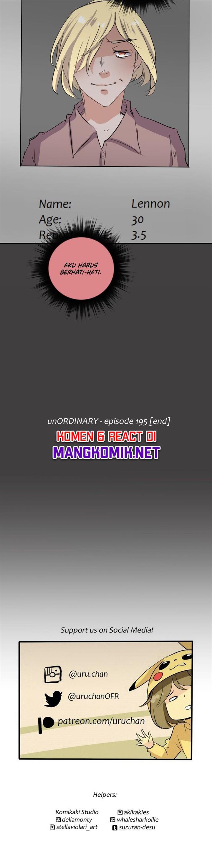 unOrdinary Chap 195 - Next Chap 196