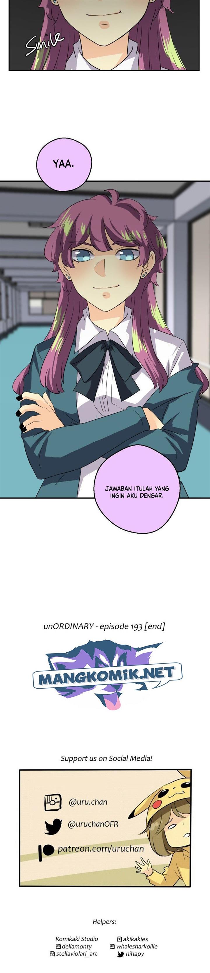 unOrdinary Chap 193 - Next Chap 194