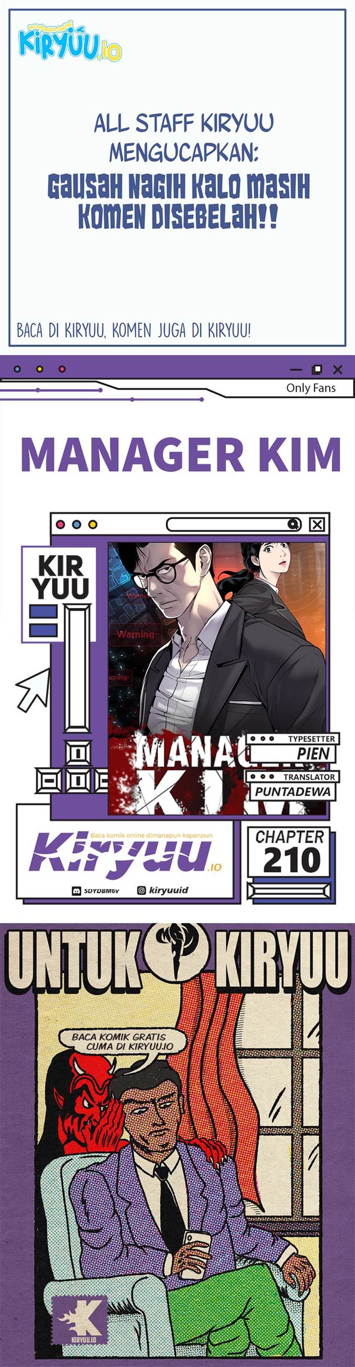 Manager Kim Chap 210 - Next Chap 211