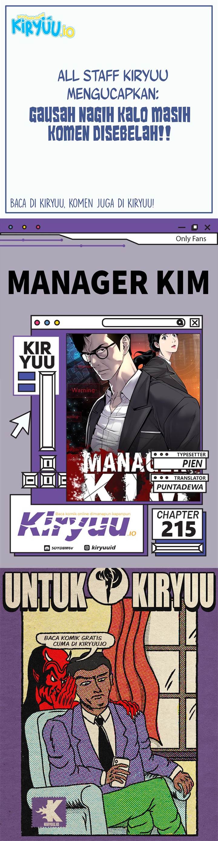 Manager Kim Chap 215 - Next Chap 216