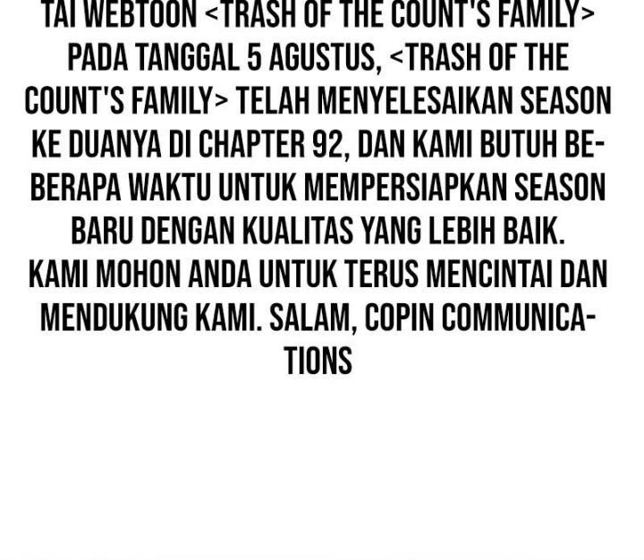 Trash of the Count’s Family Chap 92 - Next Chap 93