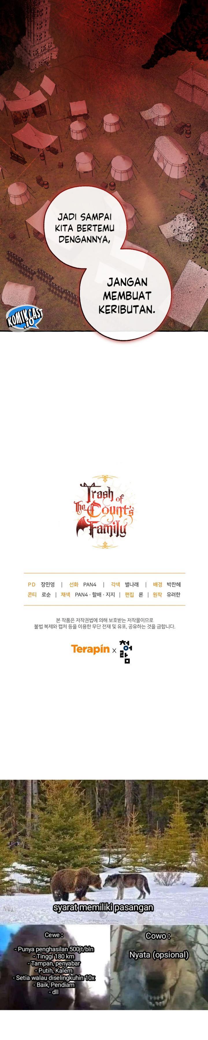 Trash of the Count’s Family Chap 95 - Next Chap 96