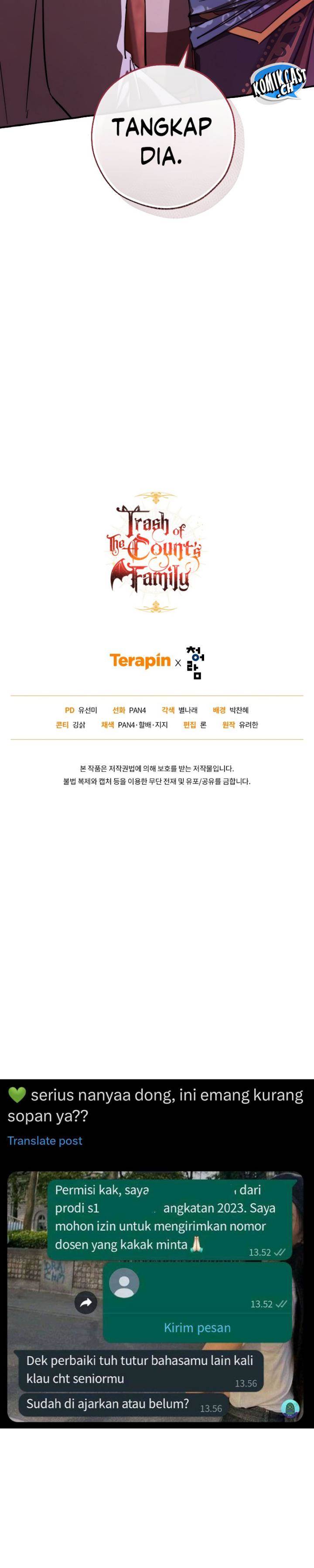 Trash of the Count’s Family Chap 112 - Next Chap 113