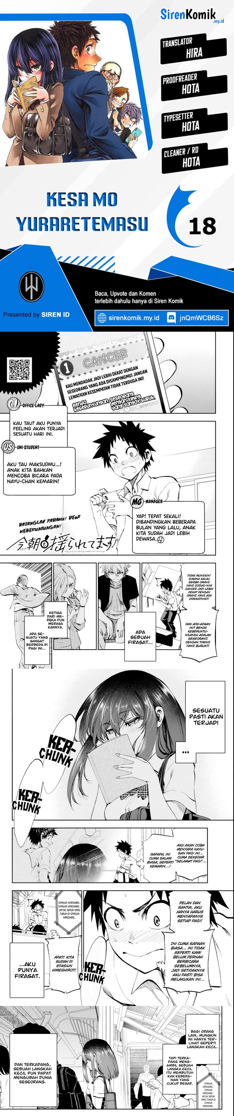 Kesa Mo Yuraretemasu Chap 18 - Next Chap 19