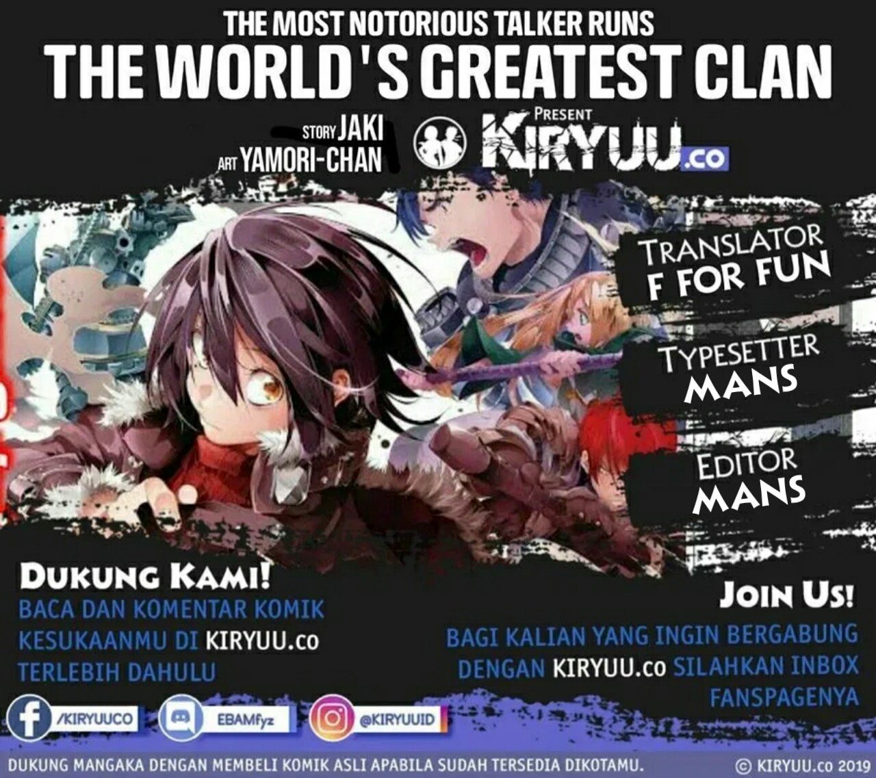 The Most Notorious Talker Runs the World’s Greatest Clan Chap 8 - Next Chap 9