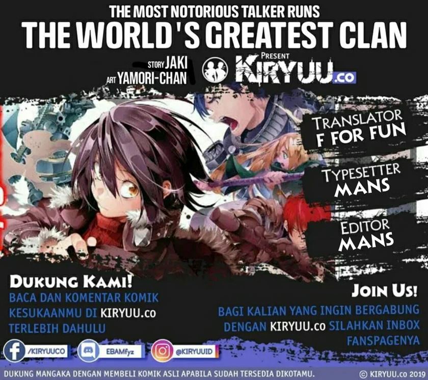 The Most Notorious Talker Runs the World’s Greatest Clan Chap 9 - Next Chap 10