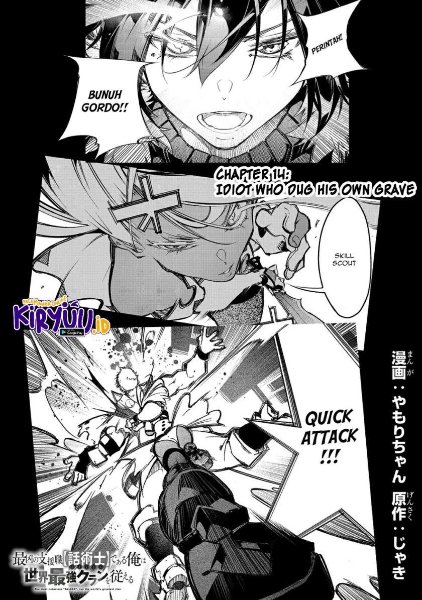 The Most Notorious Talker Runs the World’s Greatest Clan Chap 14 - Next Chap 15