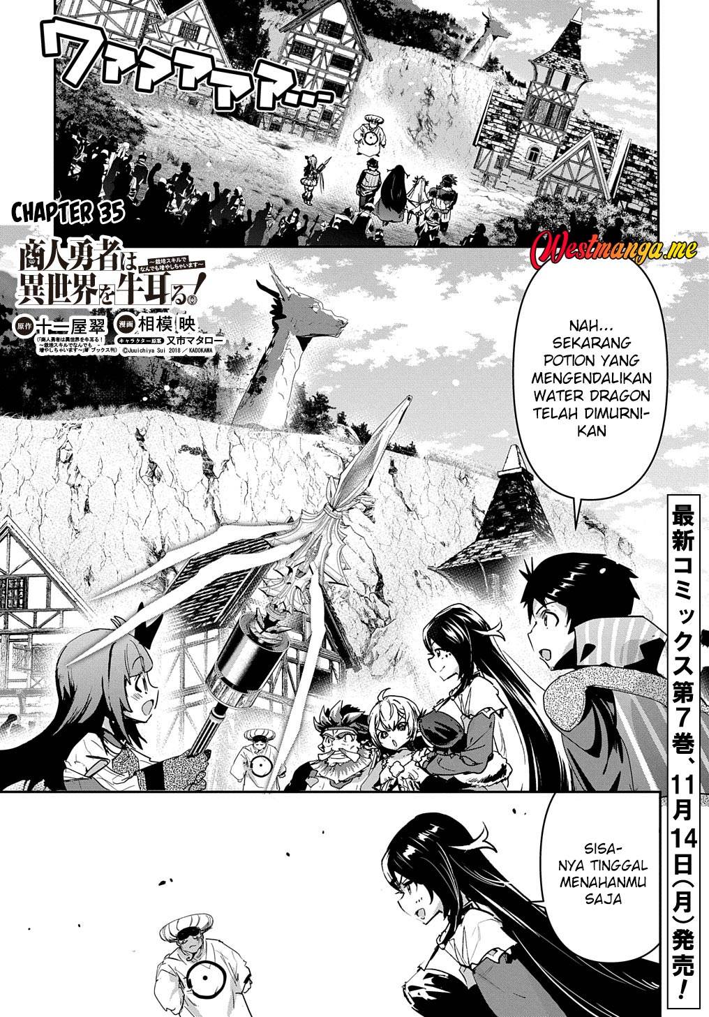 Shounin Yuusha wa Isekai wo Gyuujiru! Chap 35 - Next Chap 36