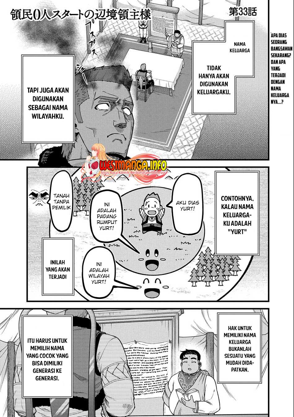 Ryoumin 0-nin Start no Henkyou Ryoushusama Chap 33 - Next Chap 34