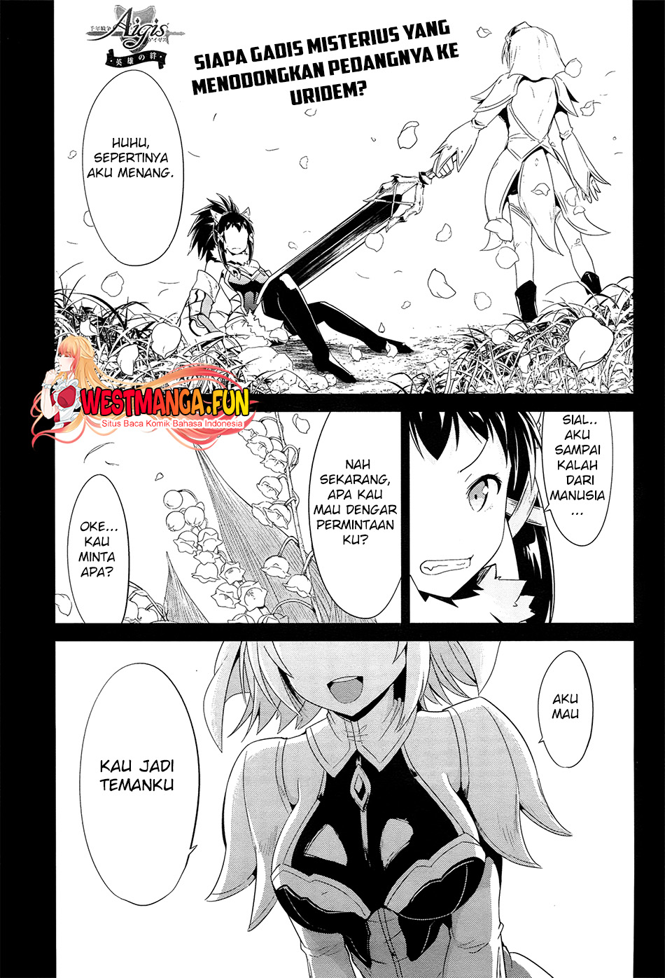 Sennen Sensou Aigis – Eiyuu no Kizuna Chap 15 - Next Chap 16