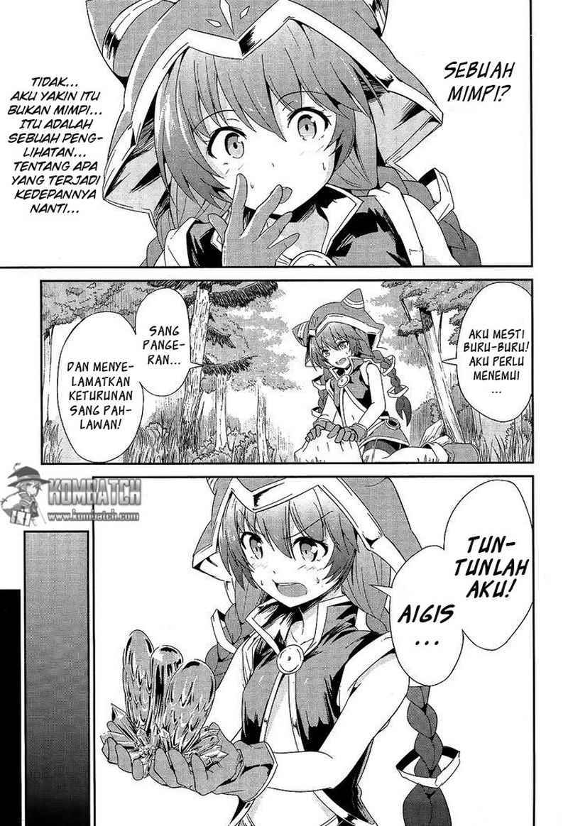 Sennen Sensou Aigis – Eiyuu no Kizuna Chap 1 - Next Chap 2