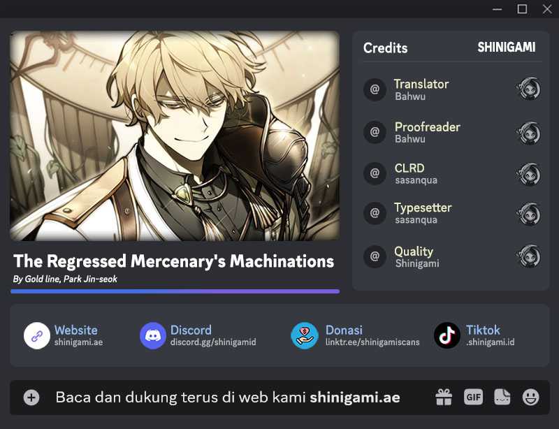 The Regressed Mercenary’s Machinations Chap 11 - Next Chap 12
