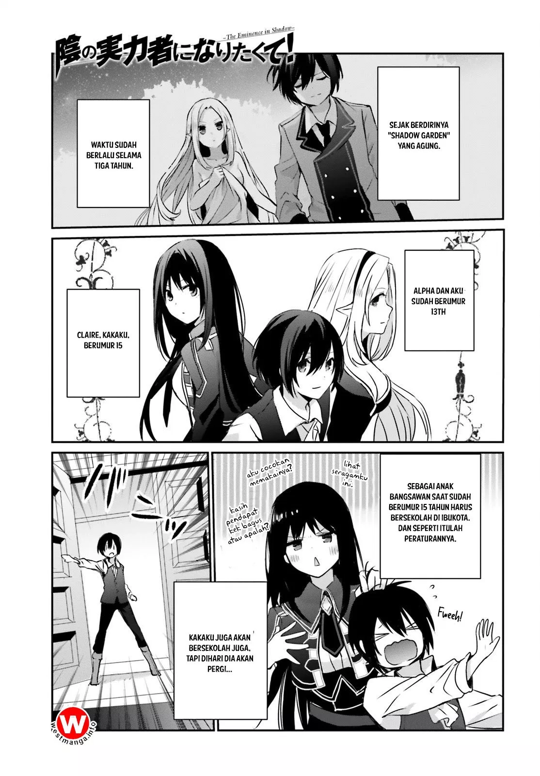 Kage no Jitsuryokusha ni Naritakute Chap 2 - Next Chap 3