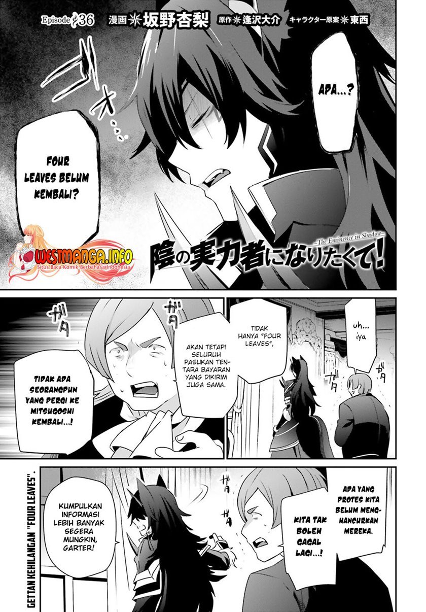 Kage no Jitsuryokusha ni Naritakute Chap 36 - Next Chap 37