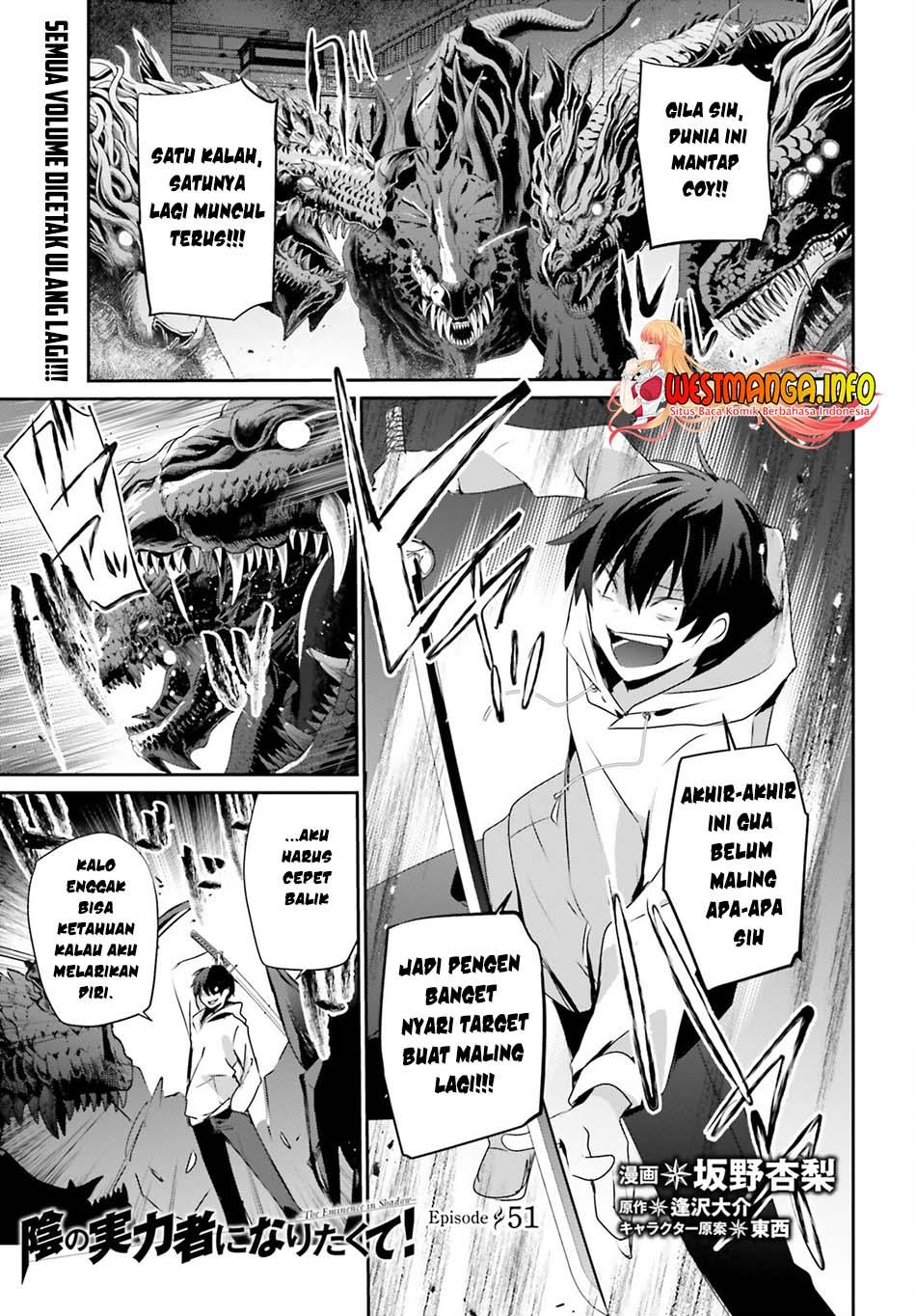 Kage no Jitsuryokusha ni Naritakute Chap 51 - Next Chap 52
