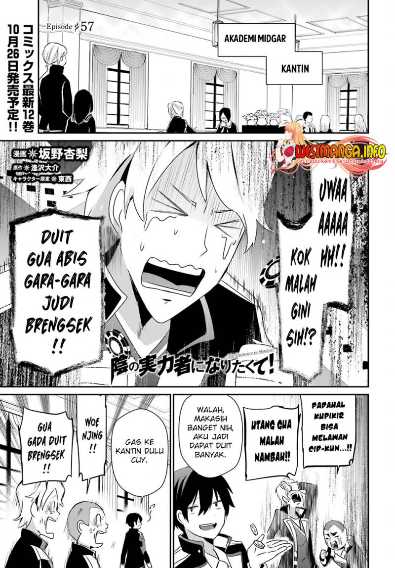 Kage no Jitsuryokusha ni Naritakute Chap 57 - Next Chap 58
