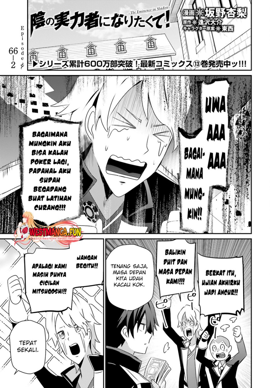 Kage no Jitsuryokusha ni Naritakute Chap 66.2 - Next Chap 67.2