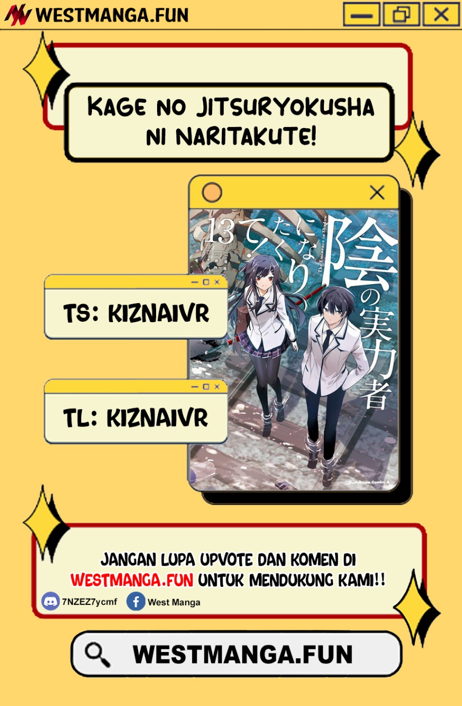 Kage no Jitsuryokusha ni Naritakute Chap 72.1 - Next Chap 73.1
