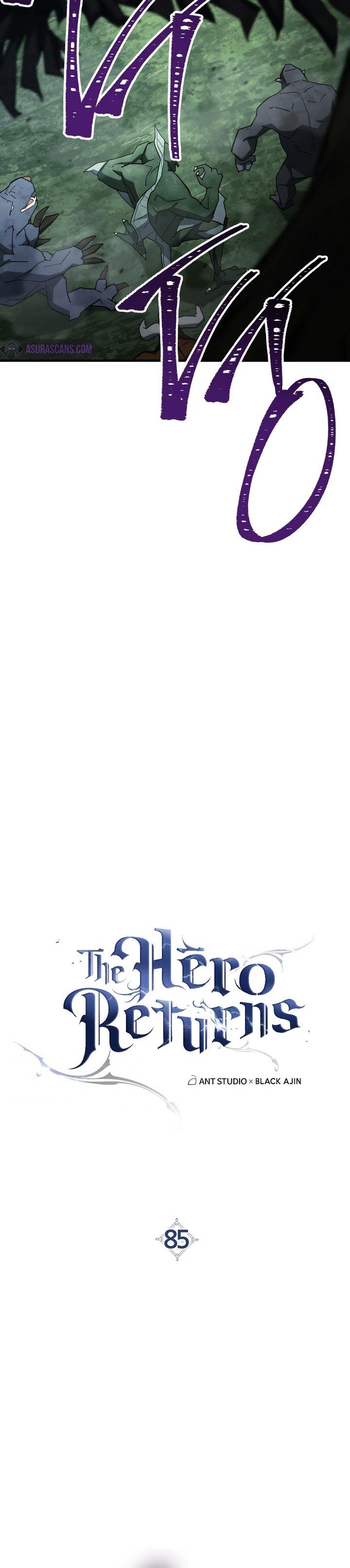The Hero Returns Chap 85 - Next Chap 86