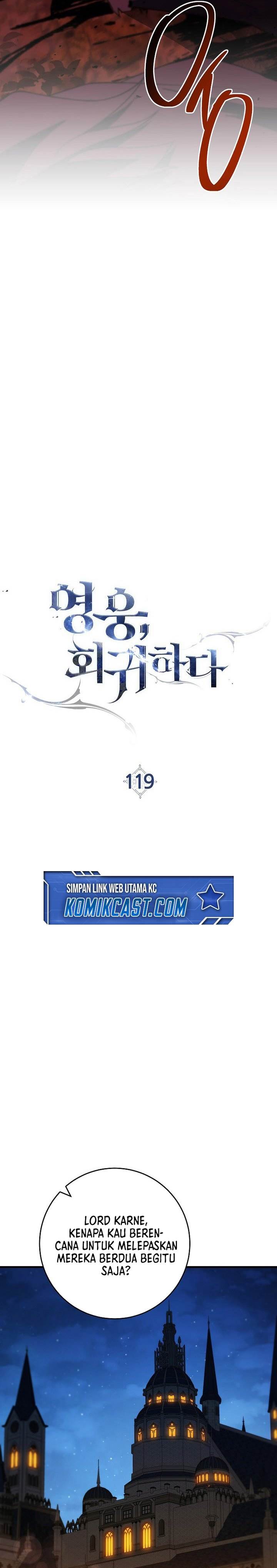 The Hero Returns Chap 119 - Next Chap 120