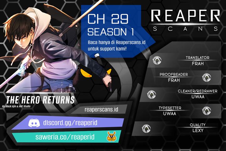 The Hero Returns Chap 29 - Next Chap 30
