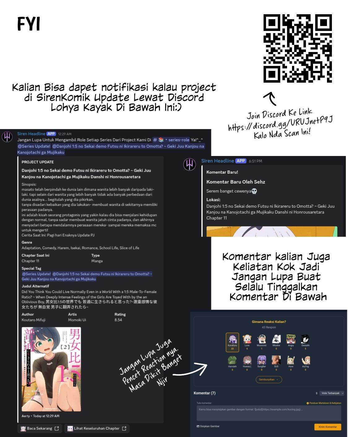 Danjohi 1:5 no Sekai demo Futsu ni Ikirareru to Omotta? ~ Geki Juu Kanjou na Kanojotachi ga Mujikaku Danshi ni Honrousaretara Chap 12 - Next Chap 13