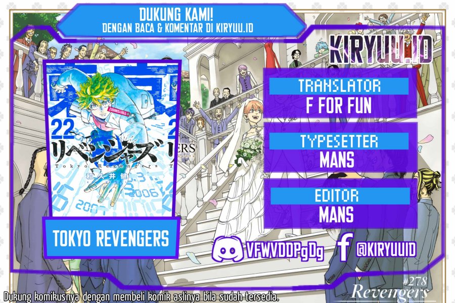 Tokyo卍Revengers Chap 278 - Next Chap 279