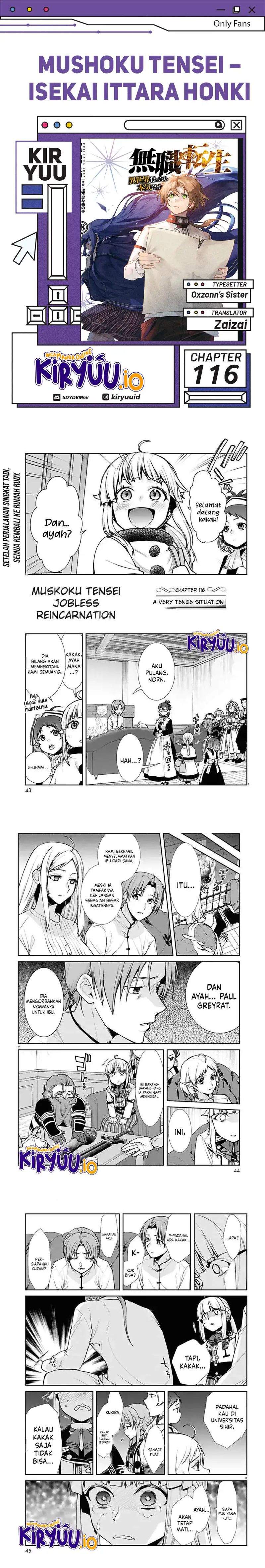 Mushoku Tensei: Isekai Ittara Honki Dasu Chap 116 - Next Chap 117