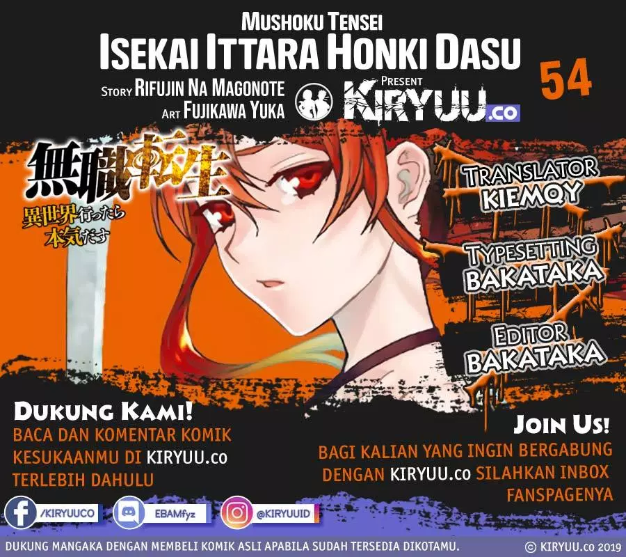 Mushoku Tensei: Isekai Ittara Honki Dasu Chap 54 - Next Chap 55