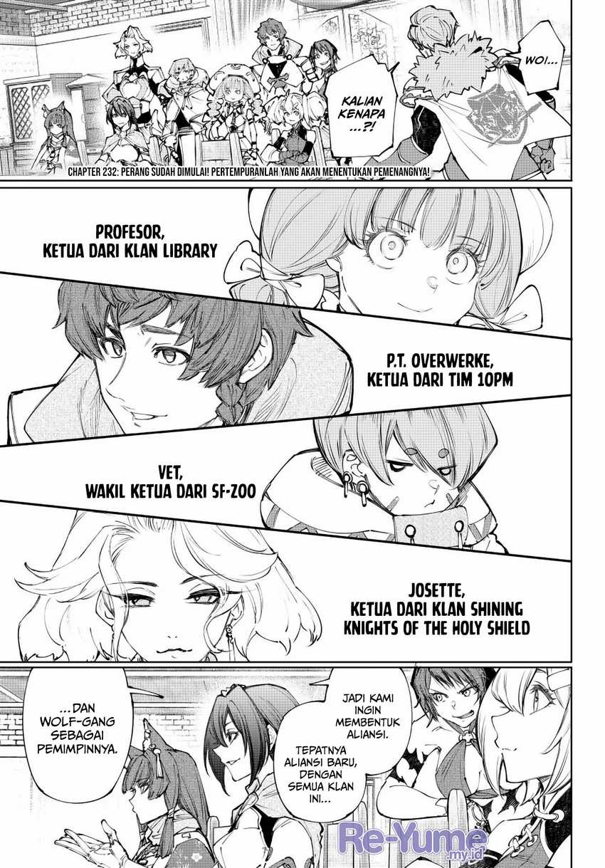 Shangri-La Frontier ~ Kusoge Hunter, Kamige ni Idoman to su~ Chap 232 - Next Chap 233