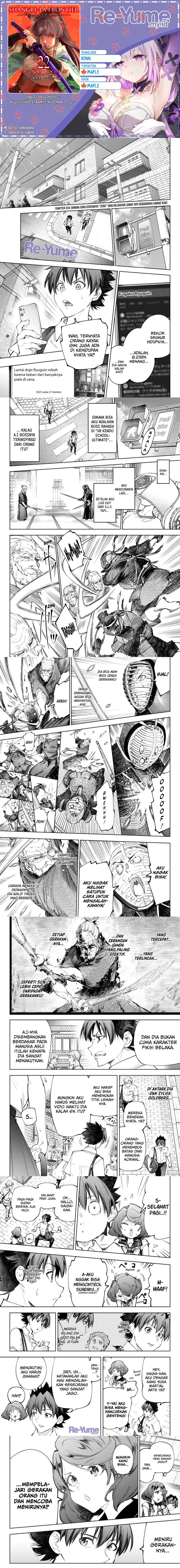 Shangri-La Frontier ~ Kusoge Hunter, Kamige ni Idoman to su~ Chap 234 - Next Chap 235