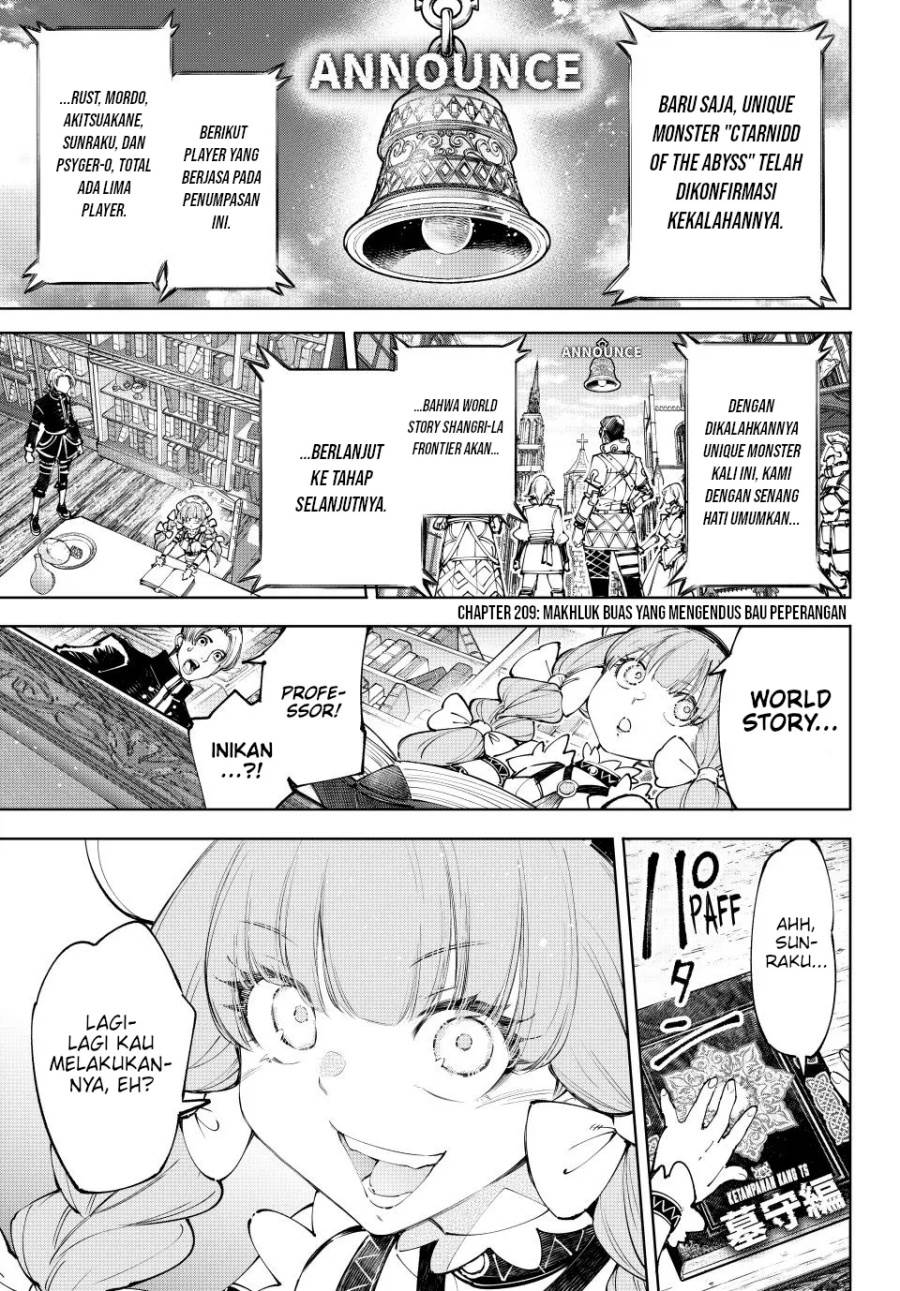 Shangri-La Frontier ~ Kusoge Hunter, Kamige ni Idoman to su~ Chap 209 - Next Chap 210