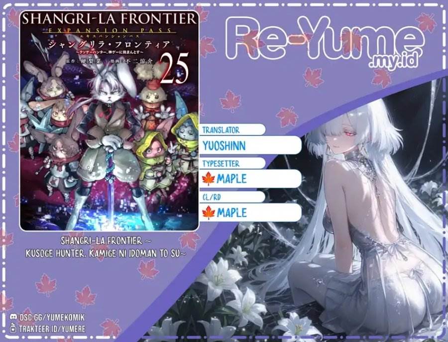 Shangri-La Frontier ~ Kusoge Hunter, Kamige ni Idoman to su~ Chap 249 - Next Chap 250