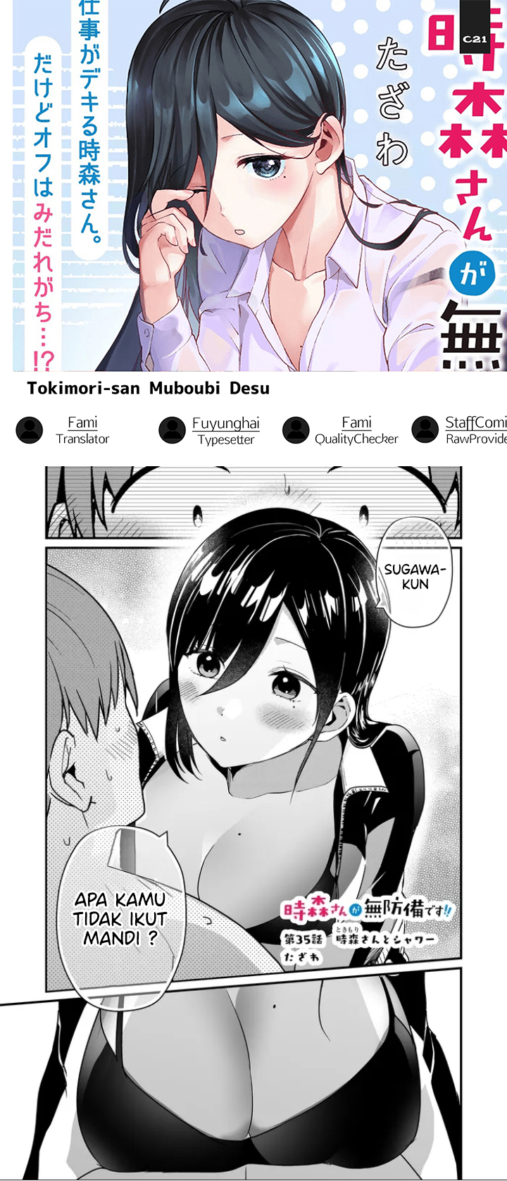 Tokimori-san ga Muboubi desu!! Chap 35 - Next Chap 36