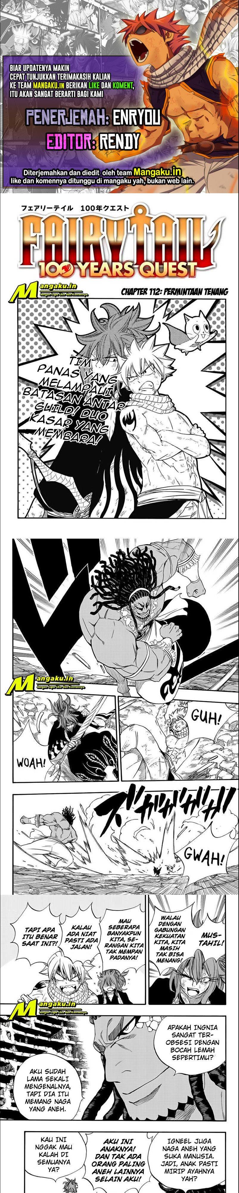 Fairy Tail: 100 Years Ques Chap 112 - Next Chap 113