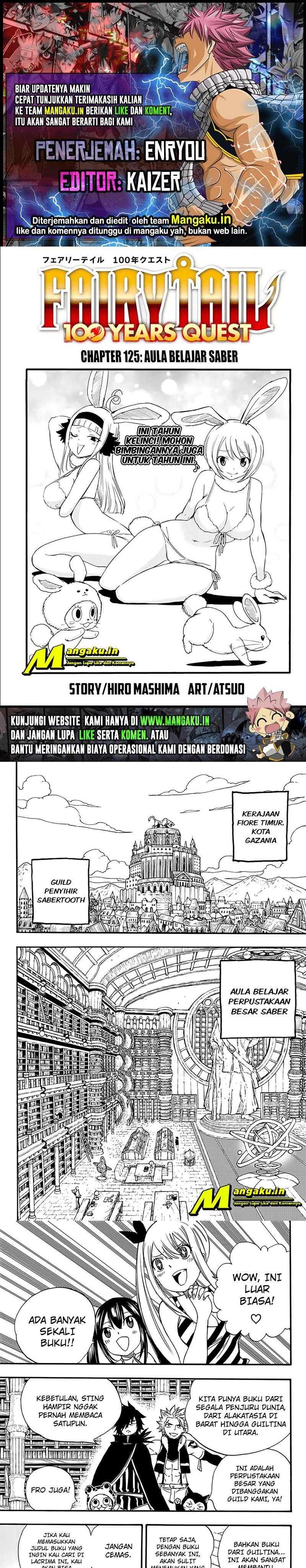 Fairy Tail: 100 Years Ques Chap 125 - Next Chap 126