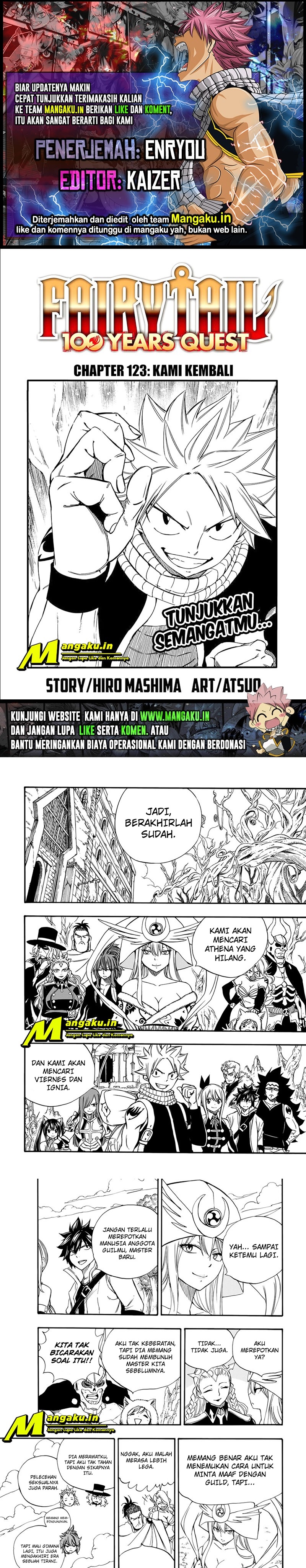 Fairy Tail: 100 Years Ques Chap 123 - Next Chap 124