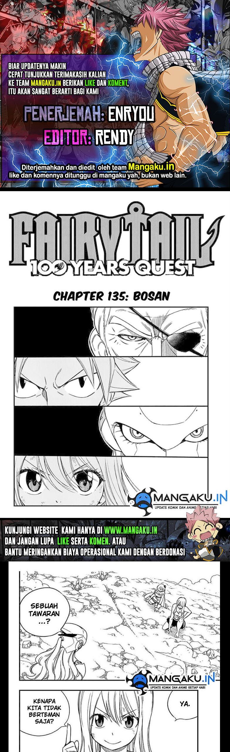Fairy Tail: 100 Years Ques Chap 135 - Next Chap 136