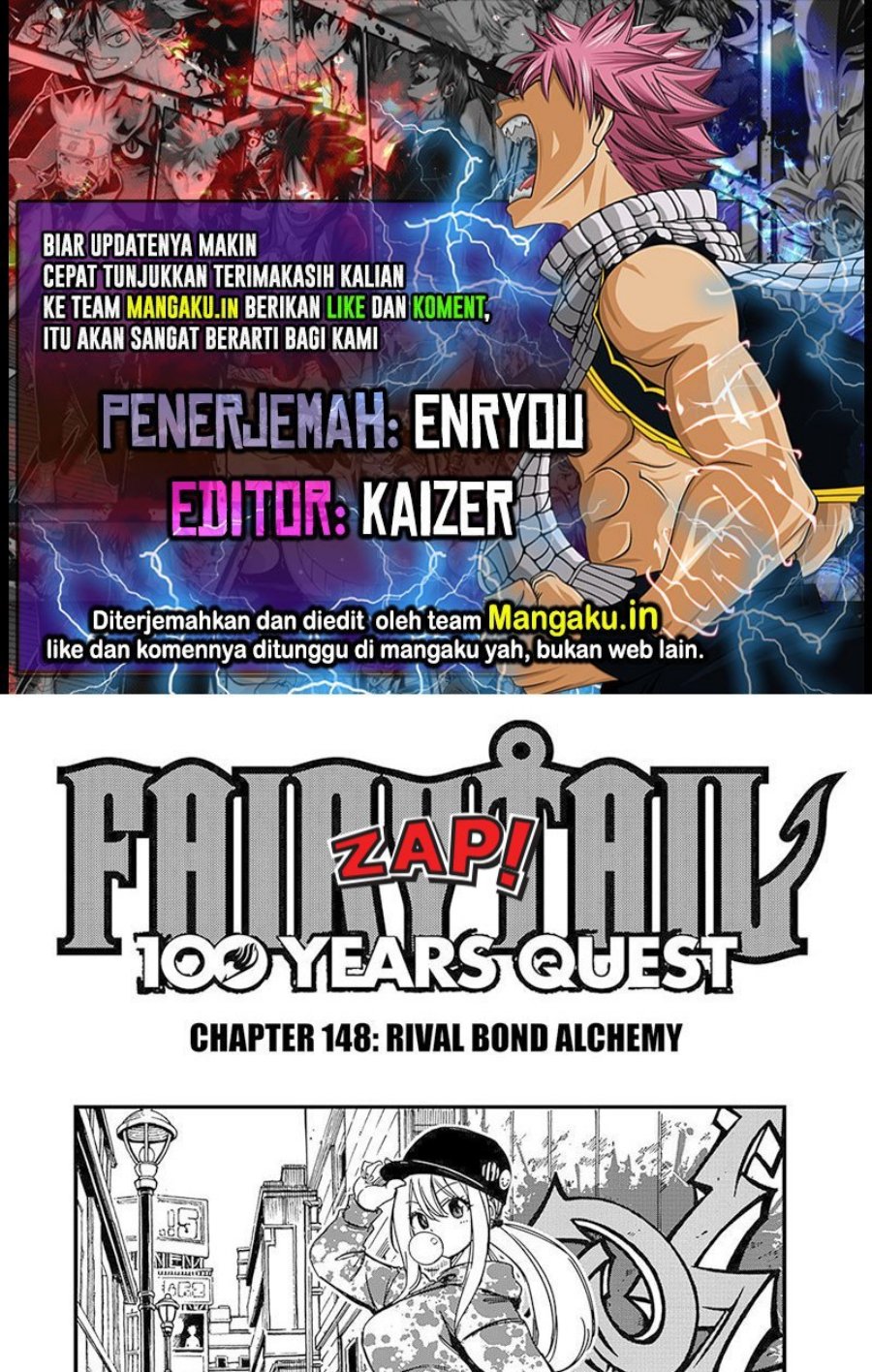 Fairy Tail: 100 Years Ques Chap 140 - Next Chap 141