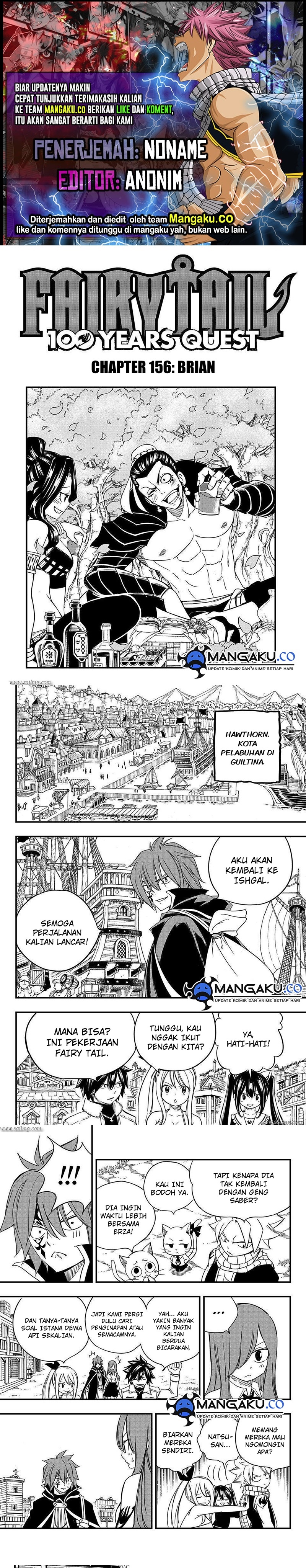 Fairy Tail: 100 Years Ques Chap 156 - Next Chap 157