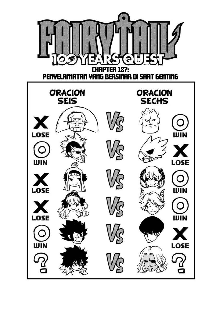 Fairy Tail: 100 Years Ques Chap 187 - Next Chap 188