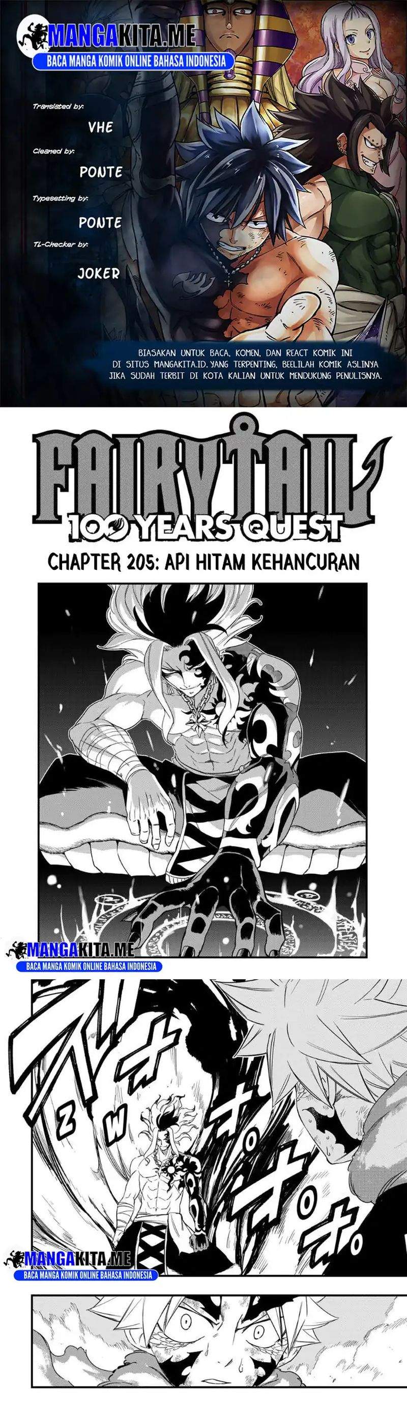 Fairy Tail: 100 Years Ques Chap 205 - Next Chap 206