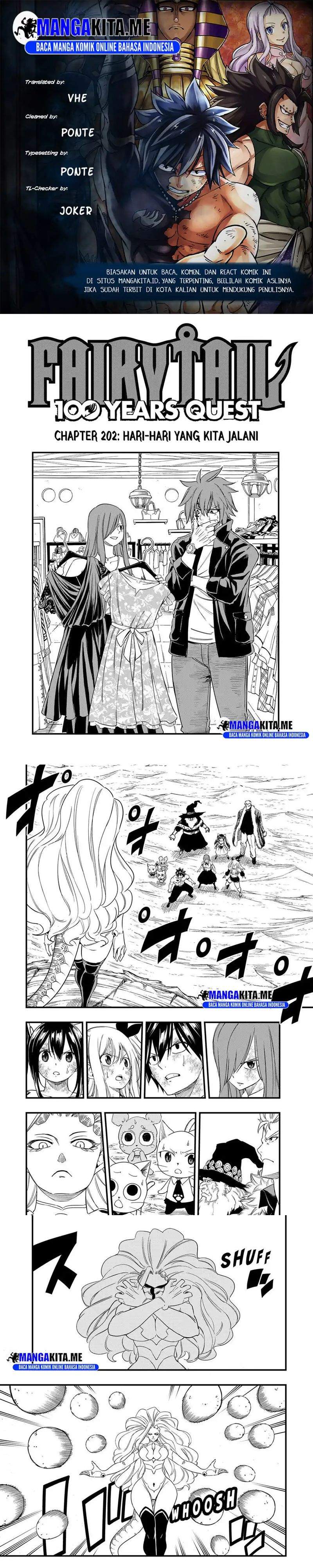 Fairy Tail: 100 Years Ques Chap 202 - Next Chap 203