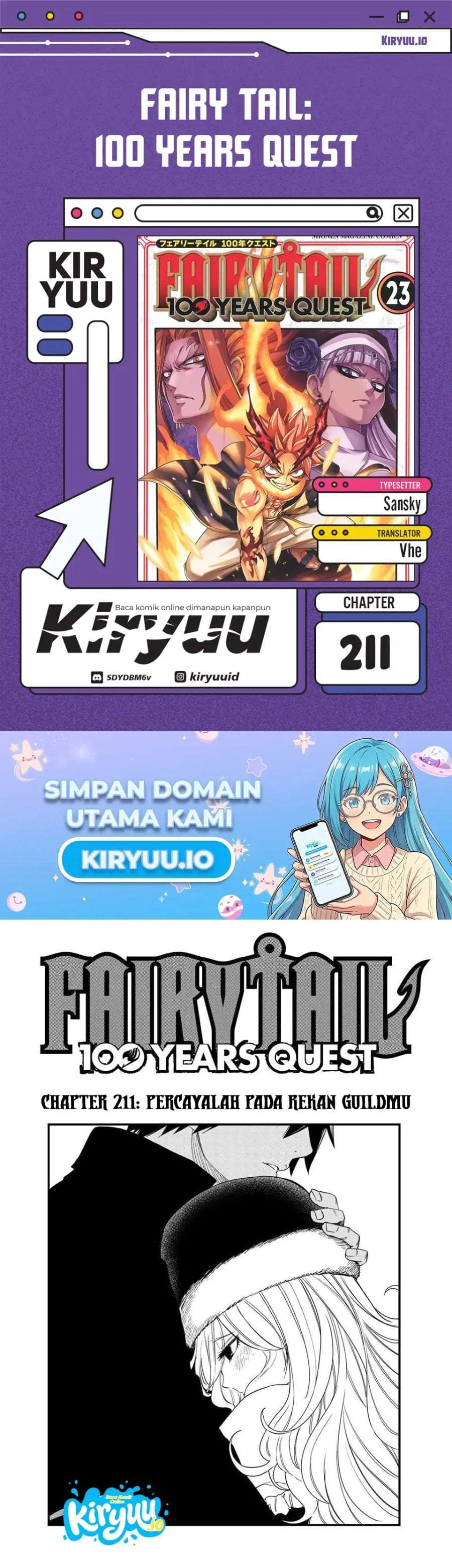 Fairy Tail: 100 Years Ques Chap 211 - Next Chap 212