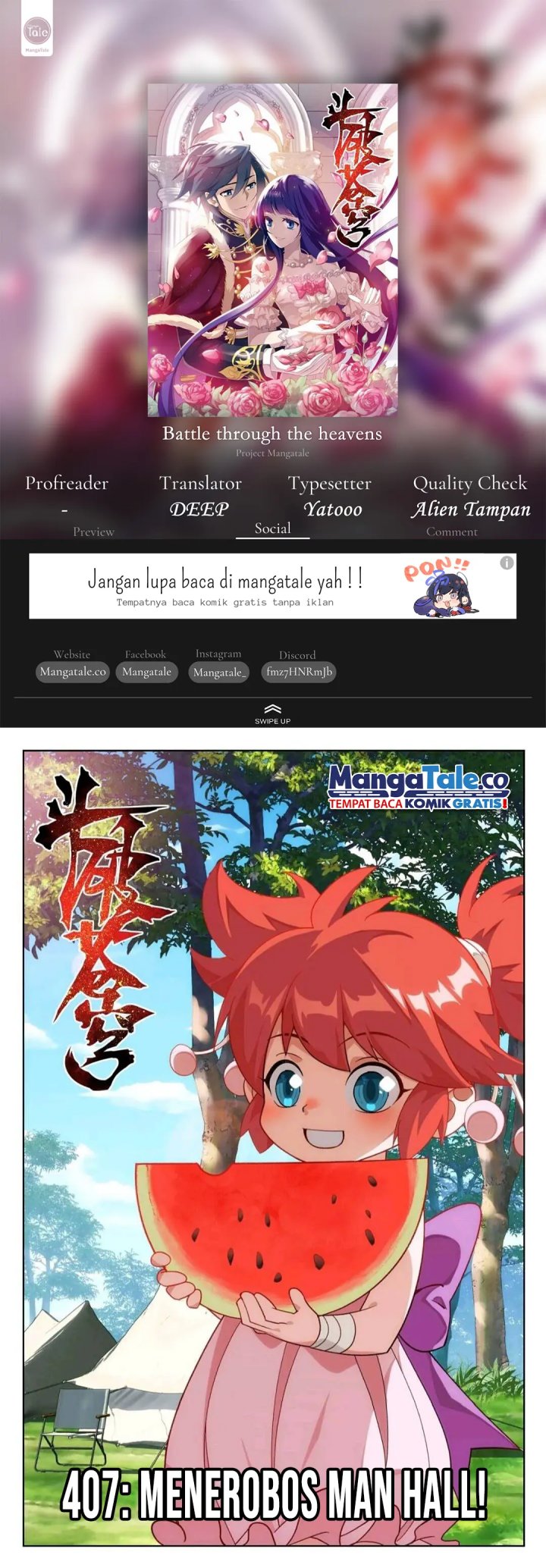 Battle Through the Heavens Chap 407 - Next Chap 408