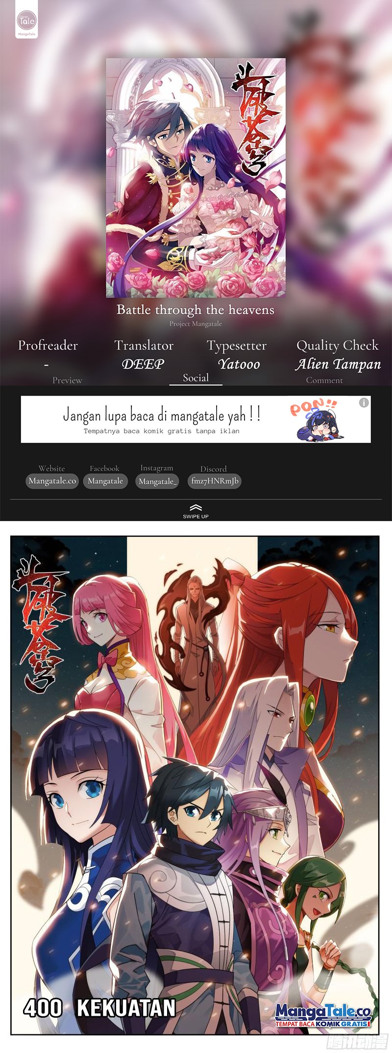 Battle Through the Heavens Chap 400 - Next Chap 401